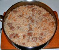 magro de cerdo con arroz