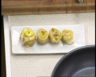 alcachofas con huevos de codorniz