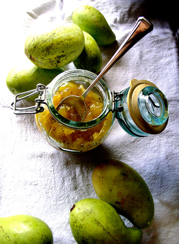 chutney de papaya picante