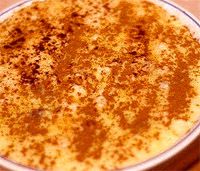 arroz con leche y canela