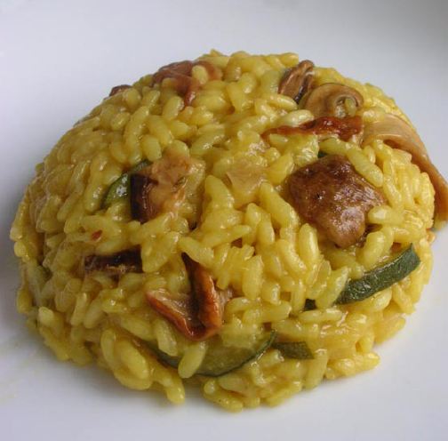 risotto al azafran