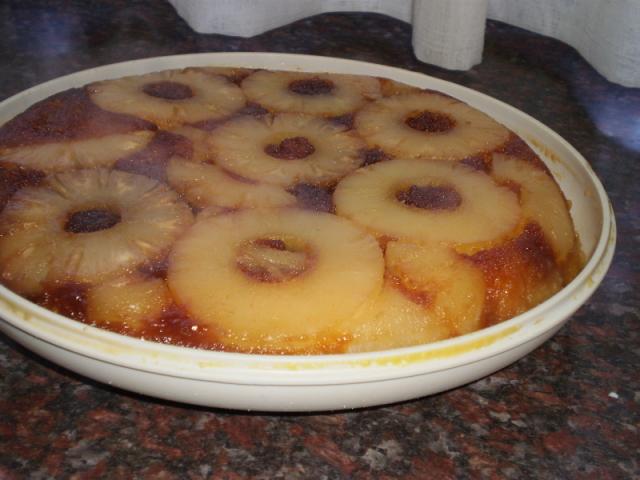 tarta de piÑa en microondas