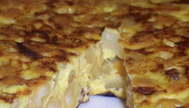 tortilla espanola de garbanzos