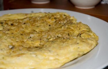 la tortilla de bacalao