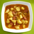 Patatas con chorizo