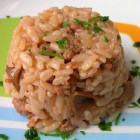 Risotto rápido ai funghi porcini